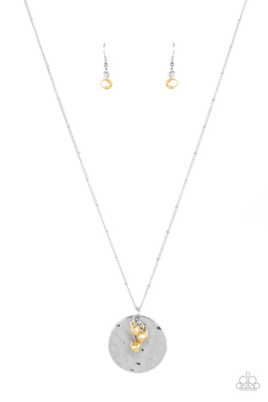 Paparazzi - Seaside Shimmer - Yellow Necklace