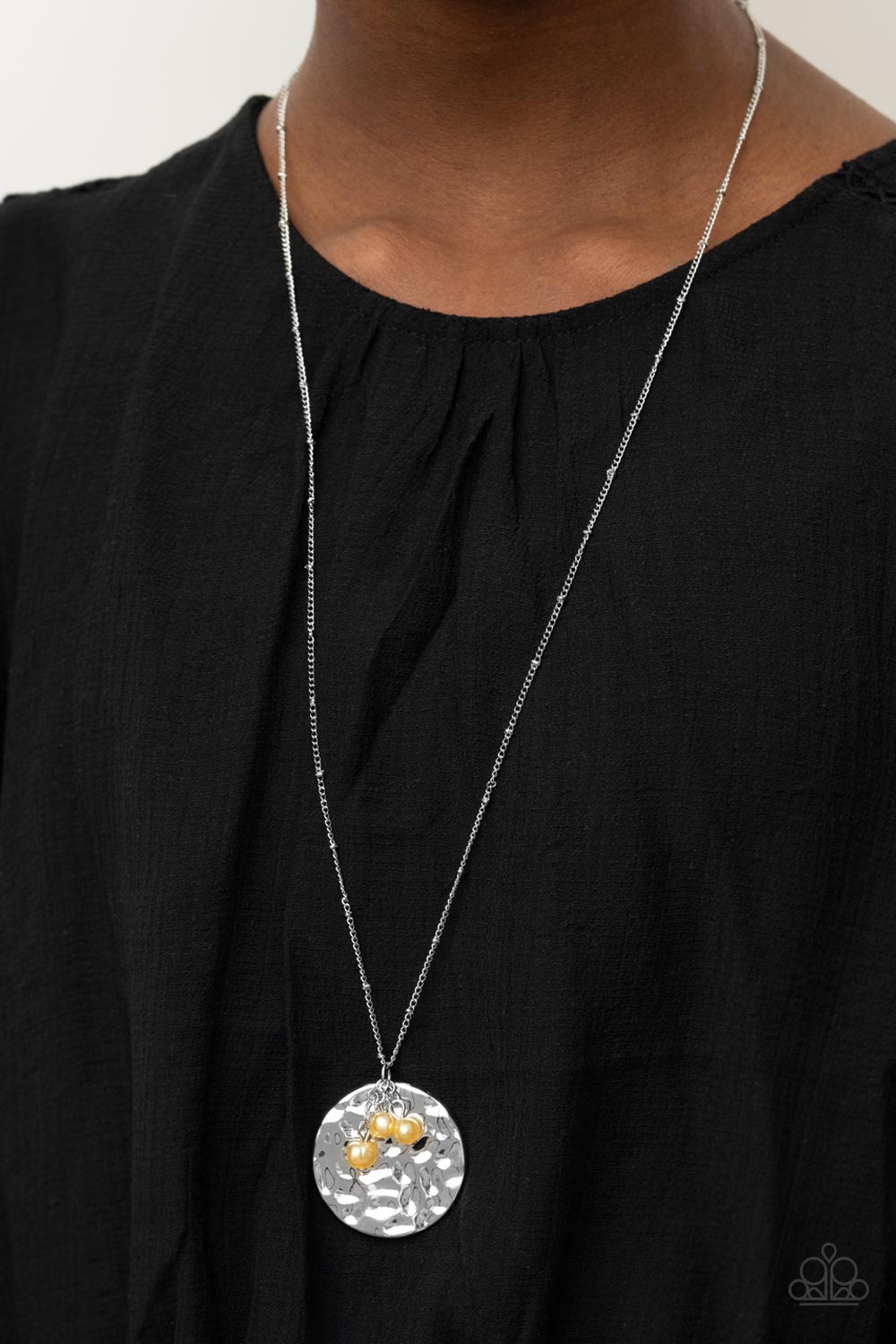 Paparazzi - Seaside Shimmer - Yellow Necklace