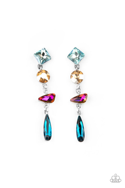 Paparazzi - Rock Candy Elegance - Multi Earrings