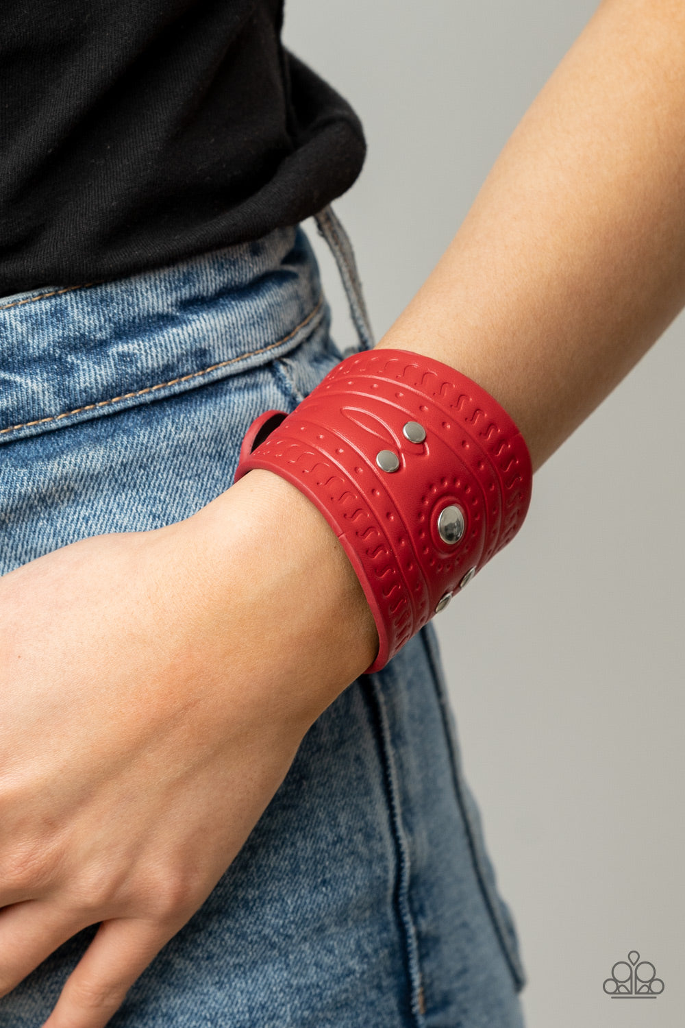 Paparazzi - Orange County - Red Urban Bracelet