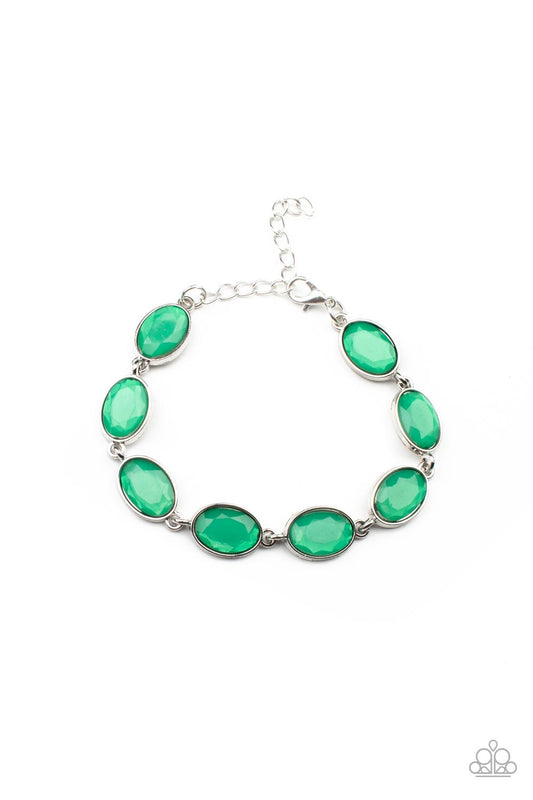 Paparazzi- Smooth Move - Green Bracelet