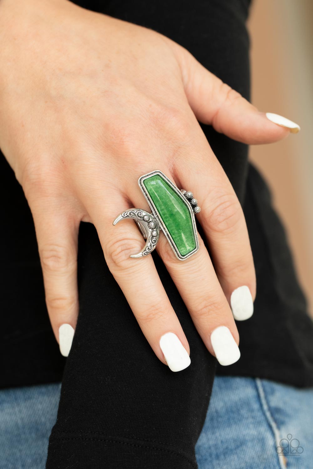 Paparazzi - Cosmic Karma - Green Ring