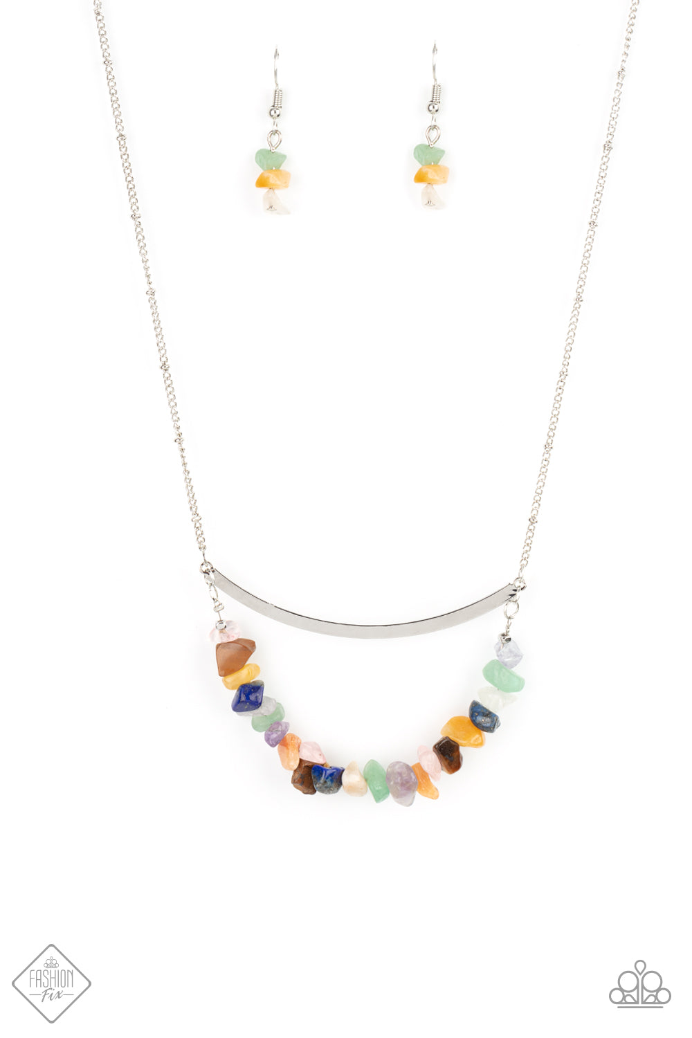Paparazzi - Pebble Prana Multi Necklace