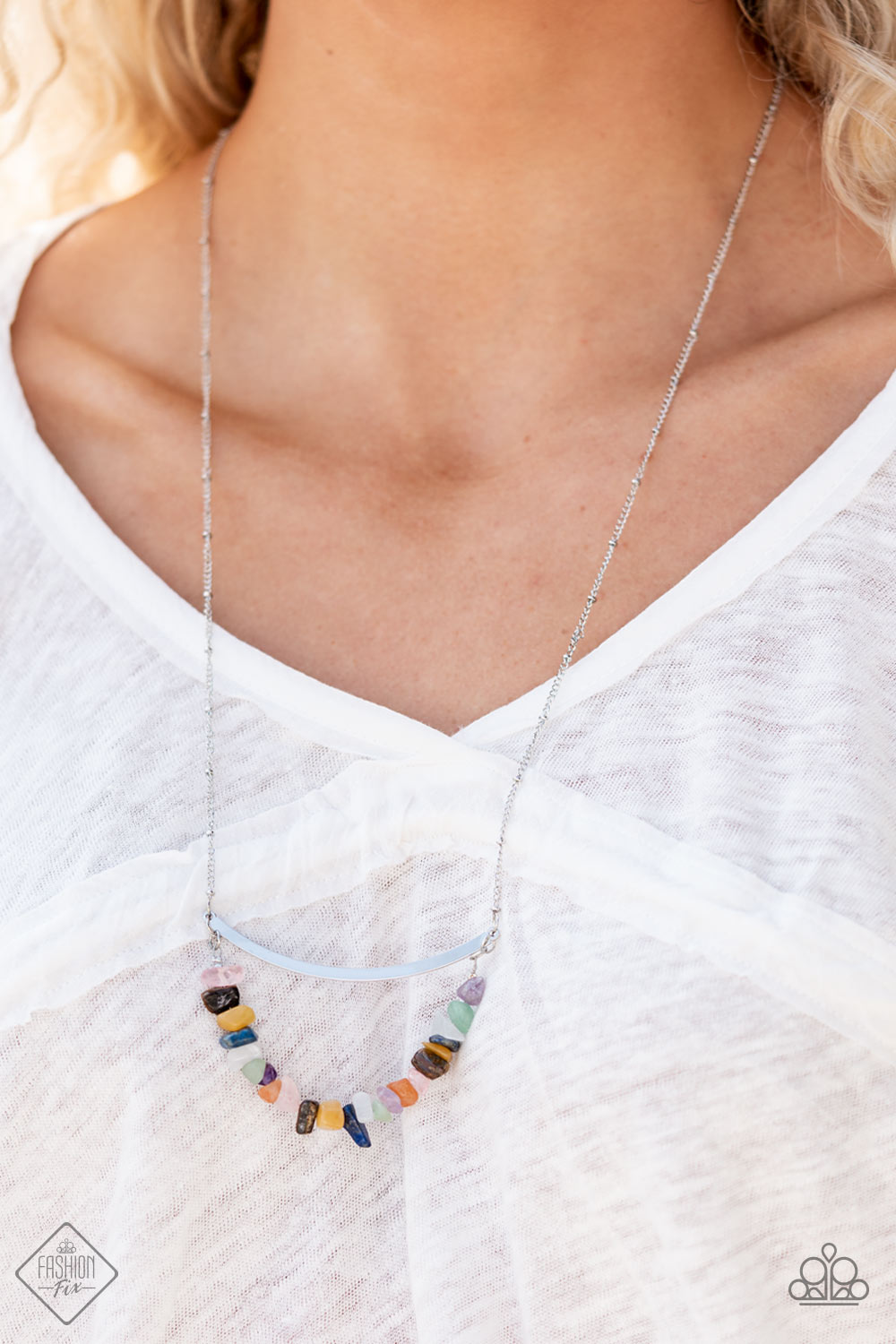 Paparazzi - Pebble Prana Multi Necklace