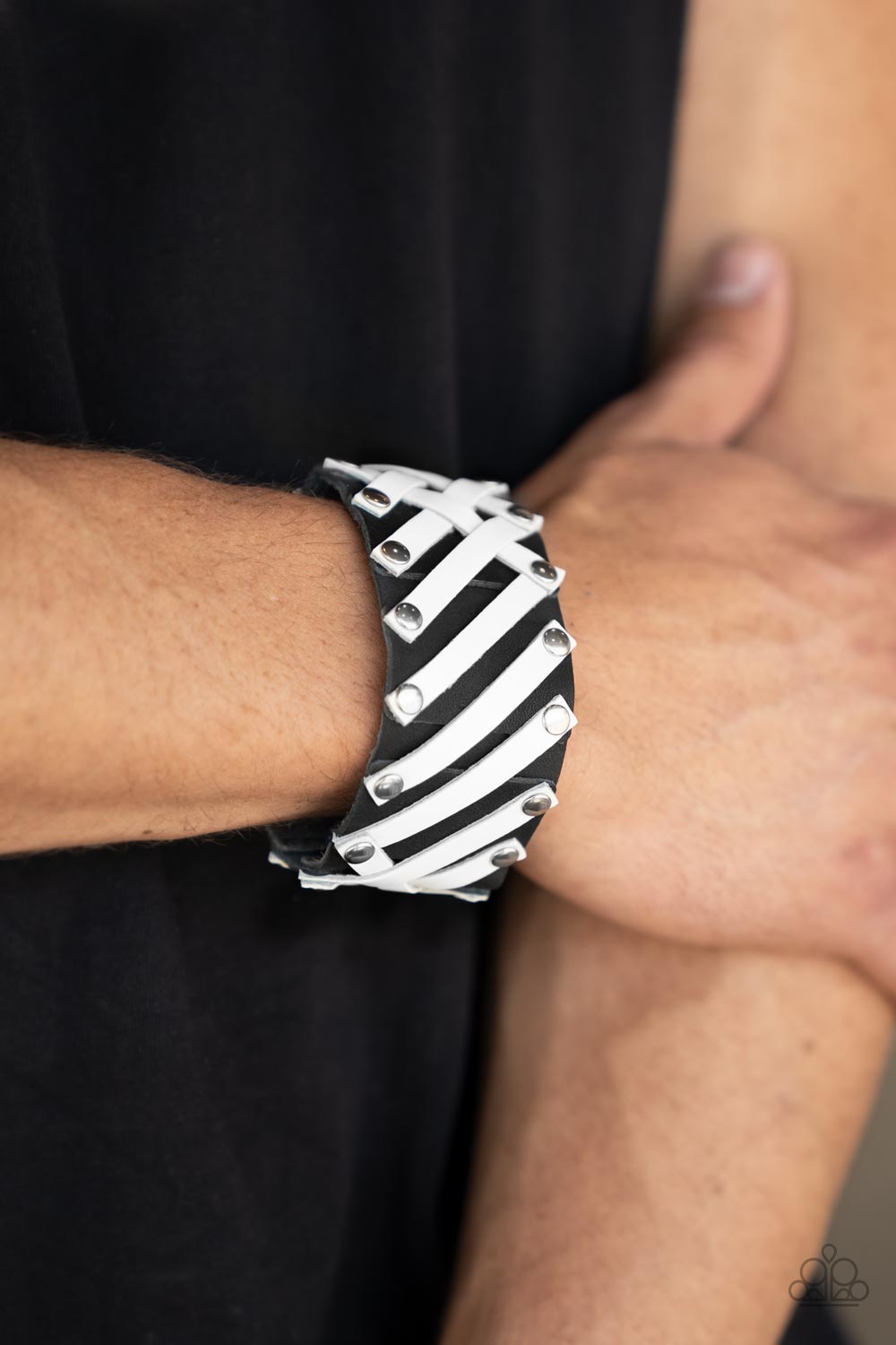 Paparazzi - Rebel Rumble - Black Urban Bracelet