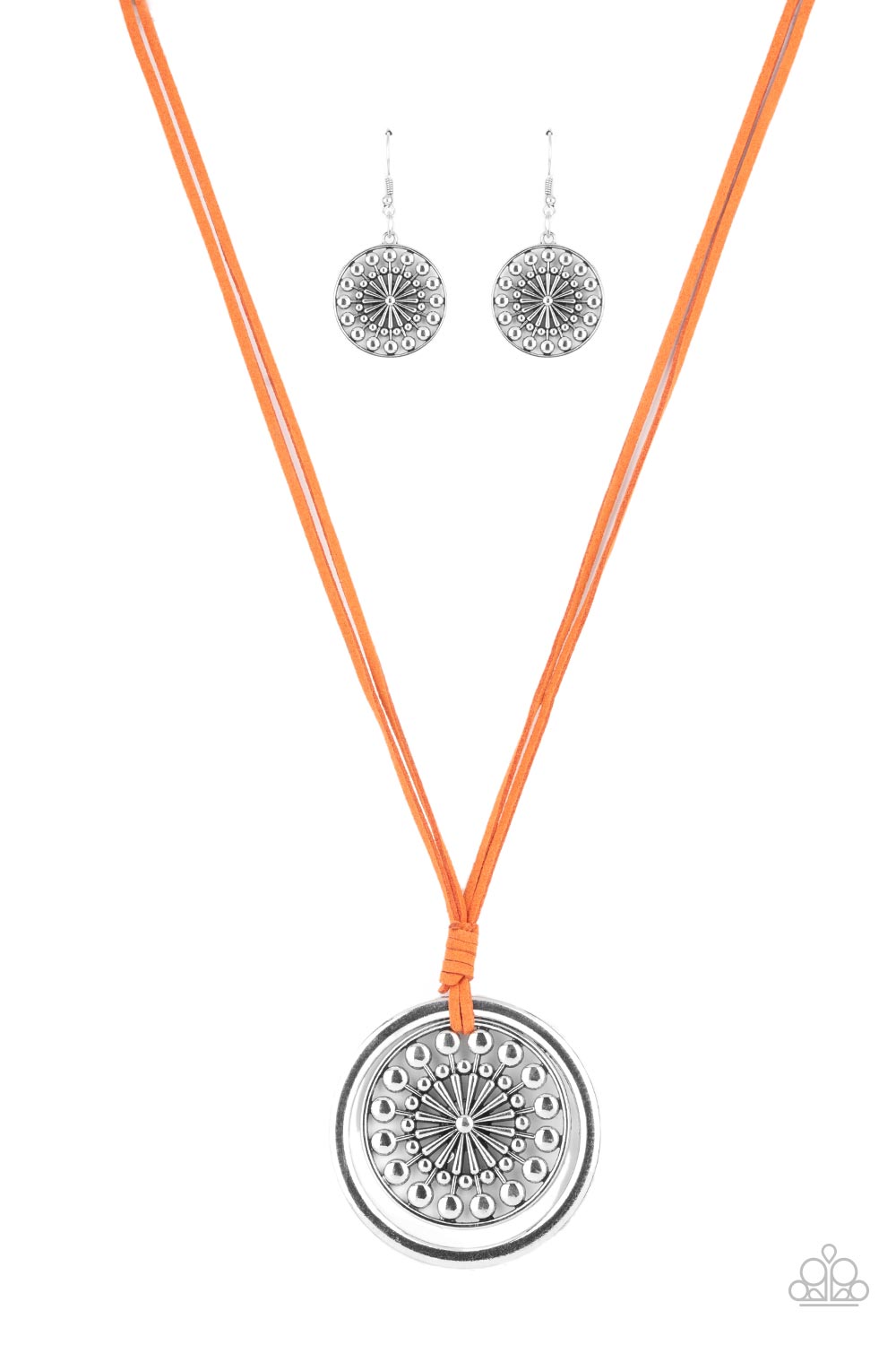 Paparazzi - One MANDALA Show - Orange Necklace