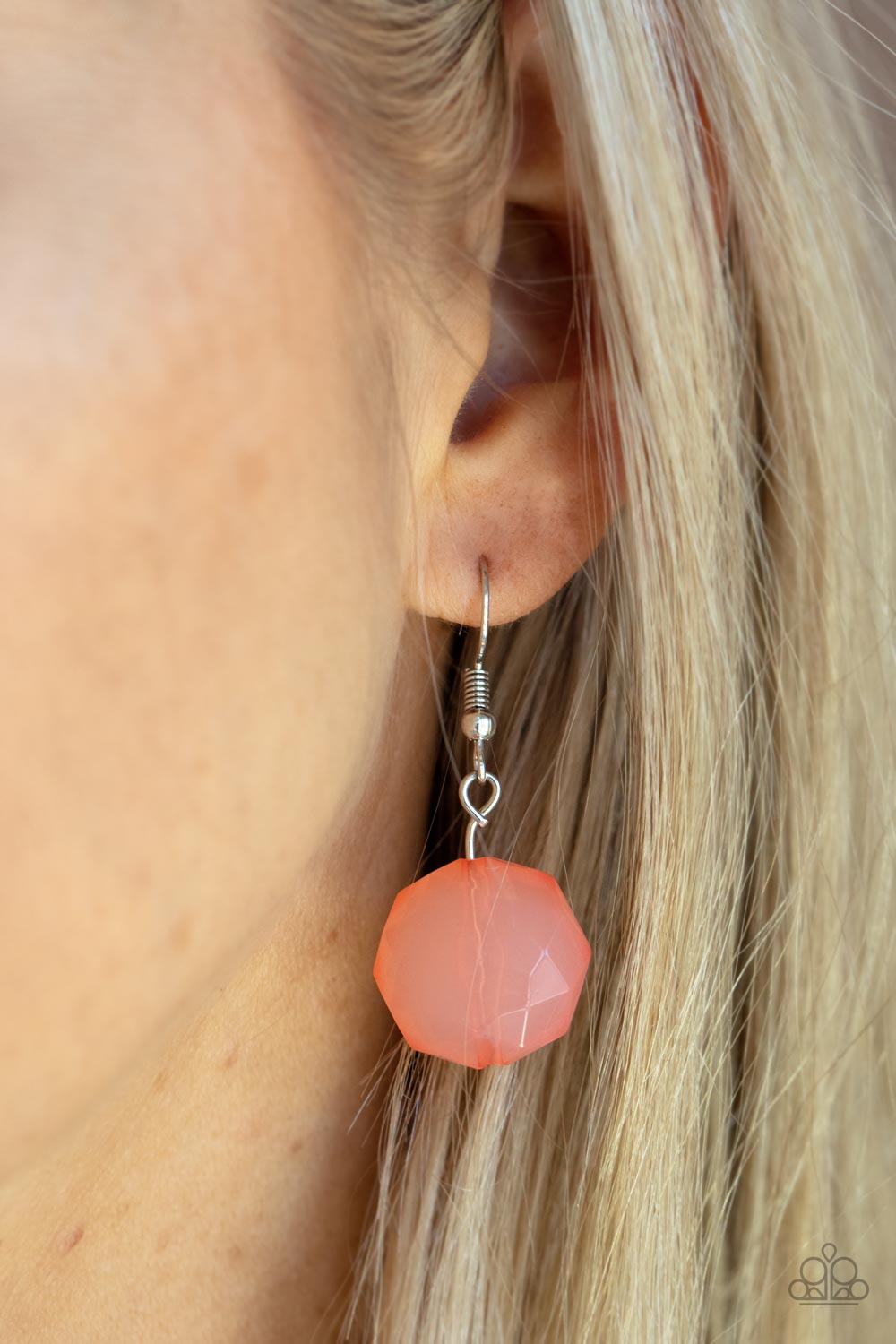 Paparazzi - DEW What You Wanna DEW - Orange Necklace