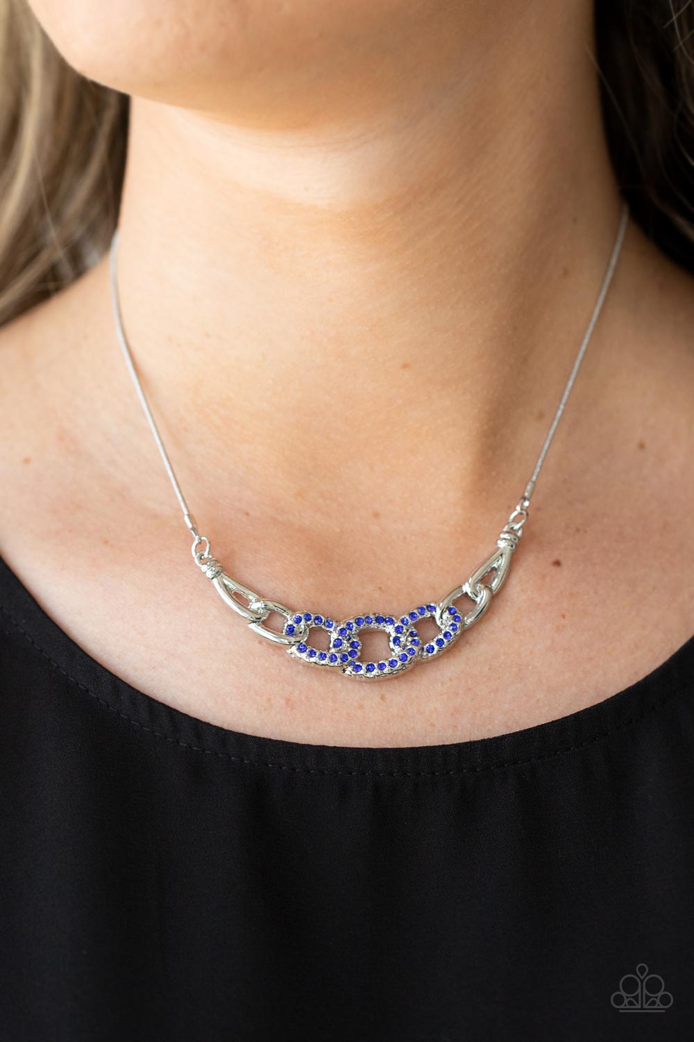 Paparazzi - KNOT In Love - Blue Necklace