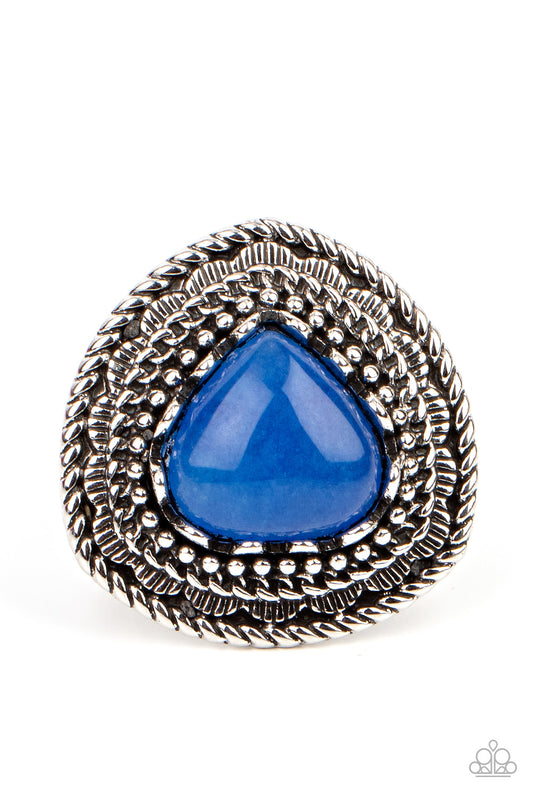 Paparazzi- Genuinely Gemstone - Blue Ring