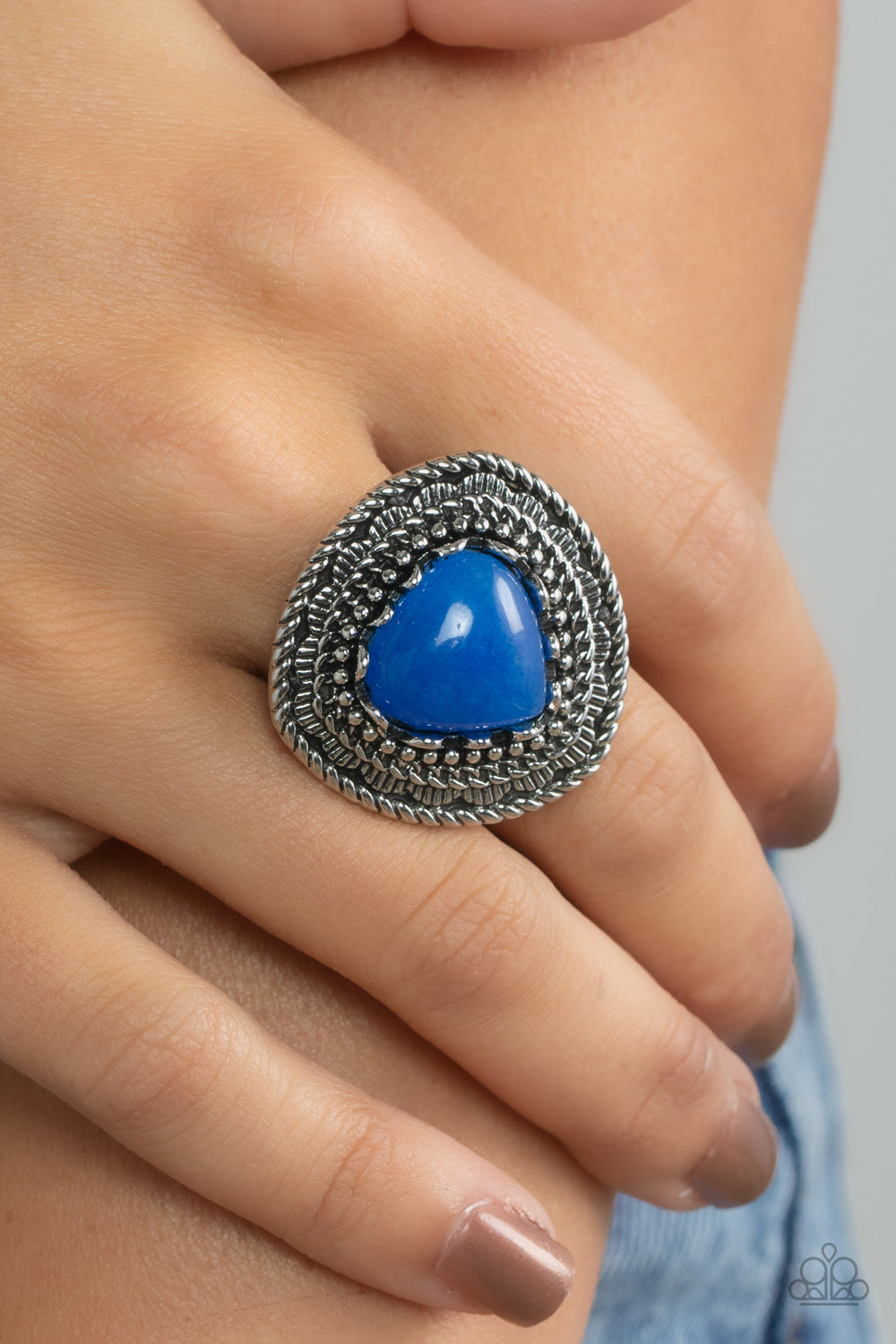 Paparazzi- Genuinely Gemstone - Blue Ring