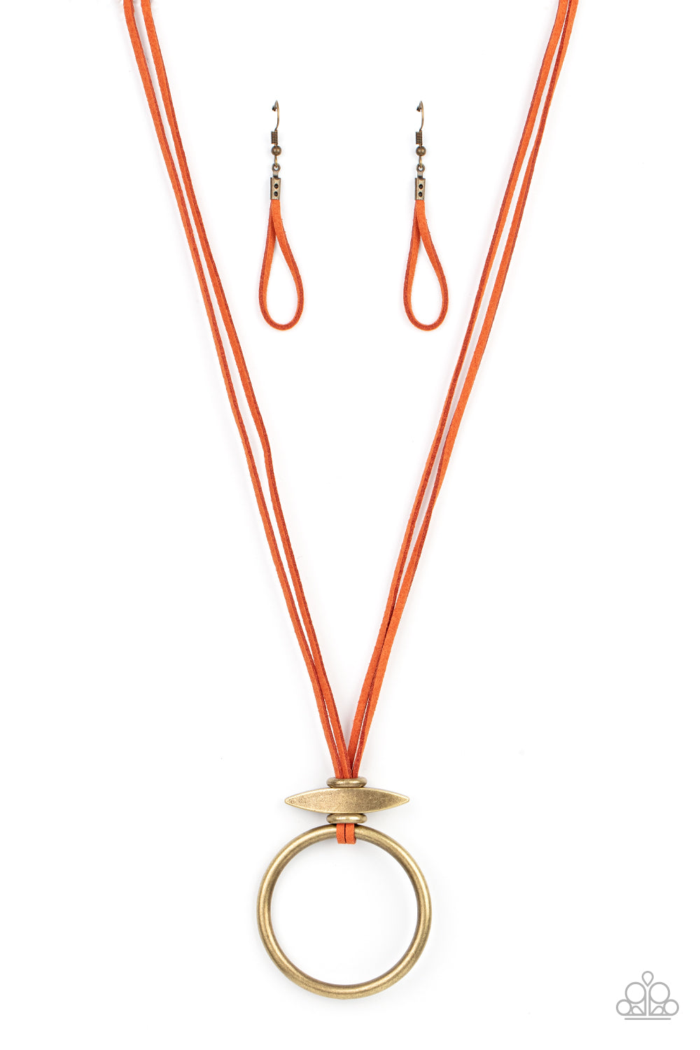 Paparazzi- Noticeably Nomad - Orange Necklace