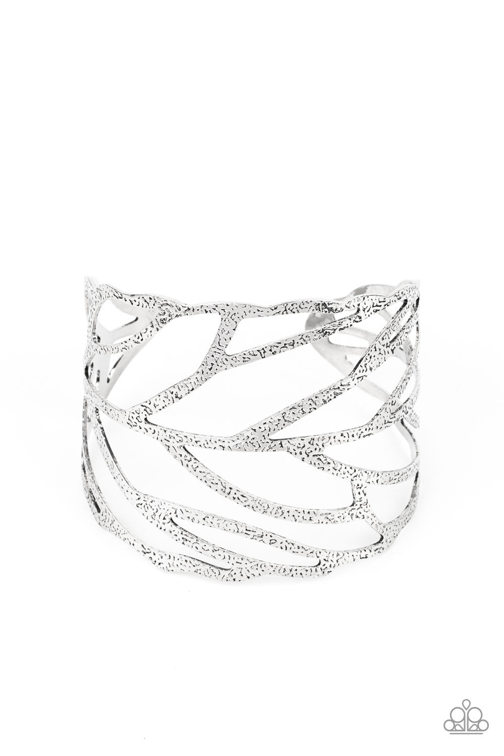 Paparazzi - FLOCK, Stock, and Barrel - Silver Cuff Bracelet