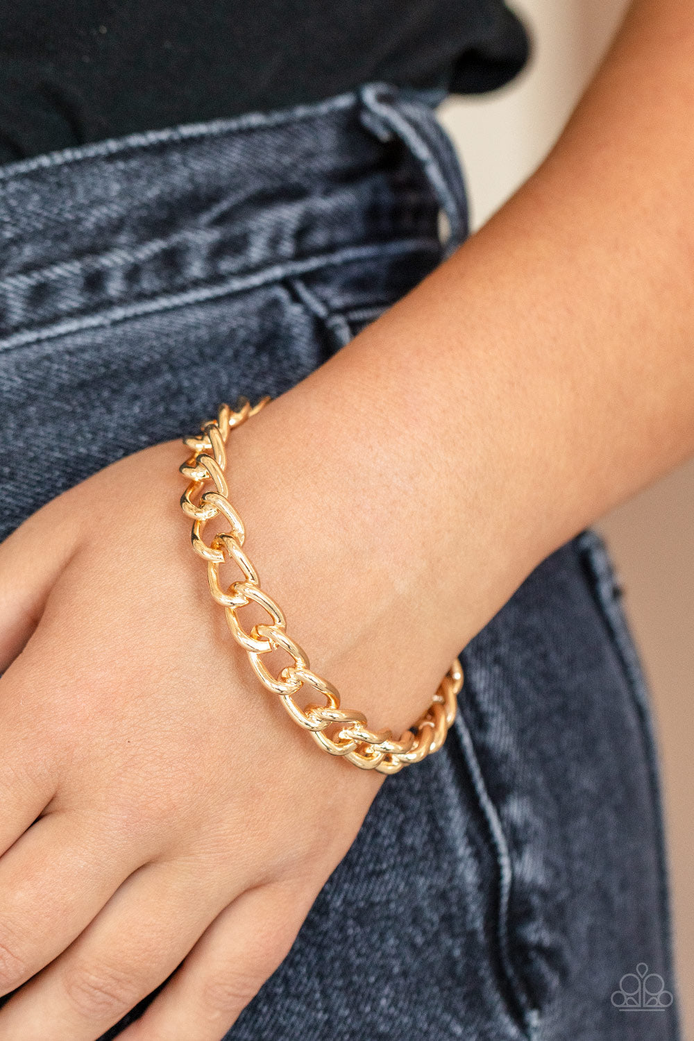 Paparazzi-  Rebel Radar - Gold Bracelet