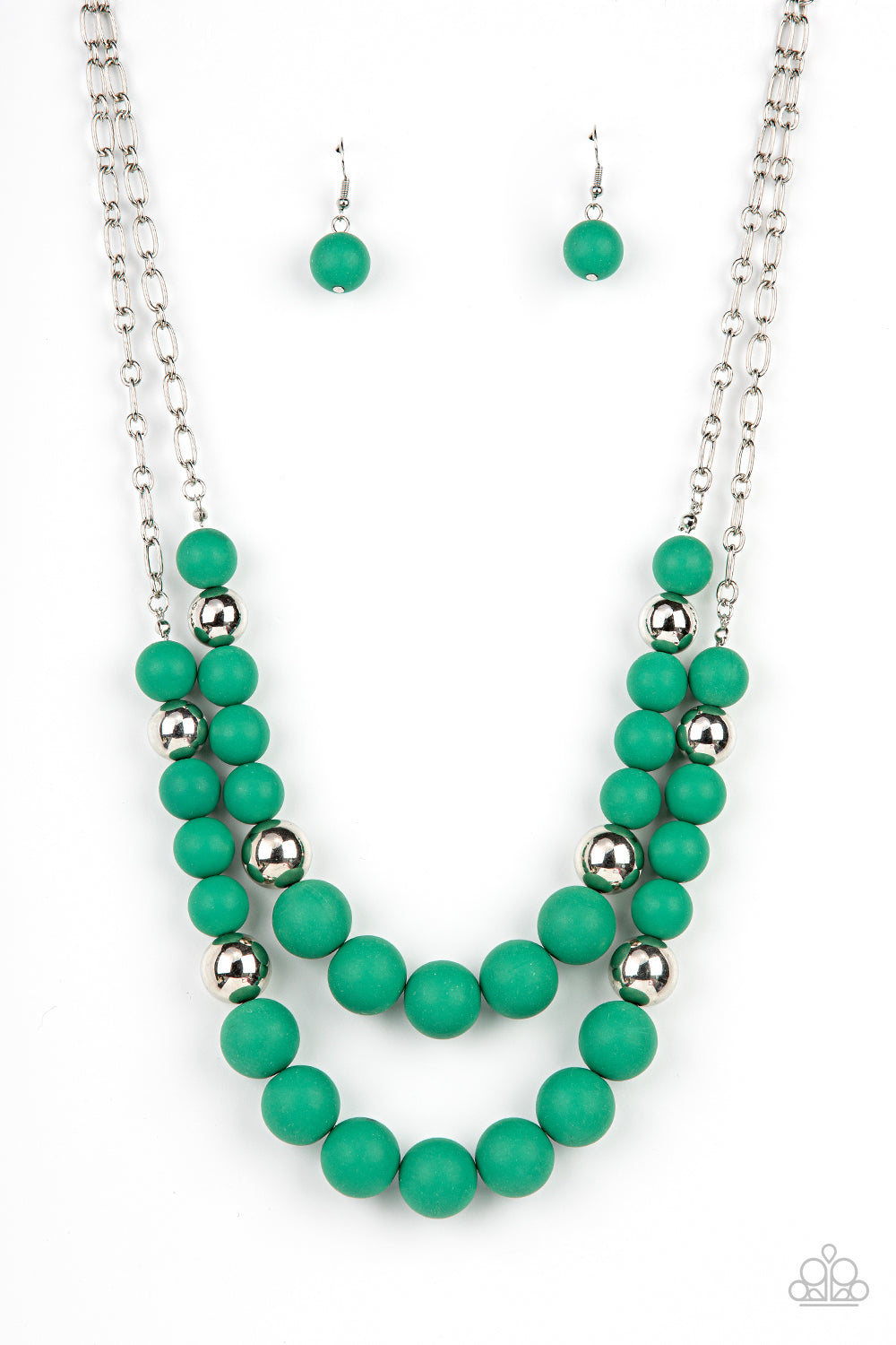Paparazzi - Vivid Vanity - Green Necklace