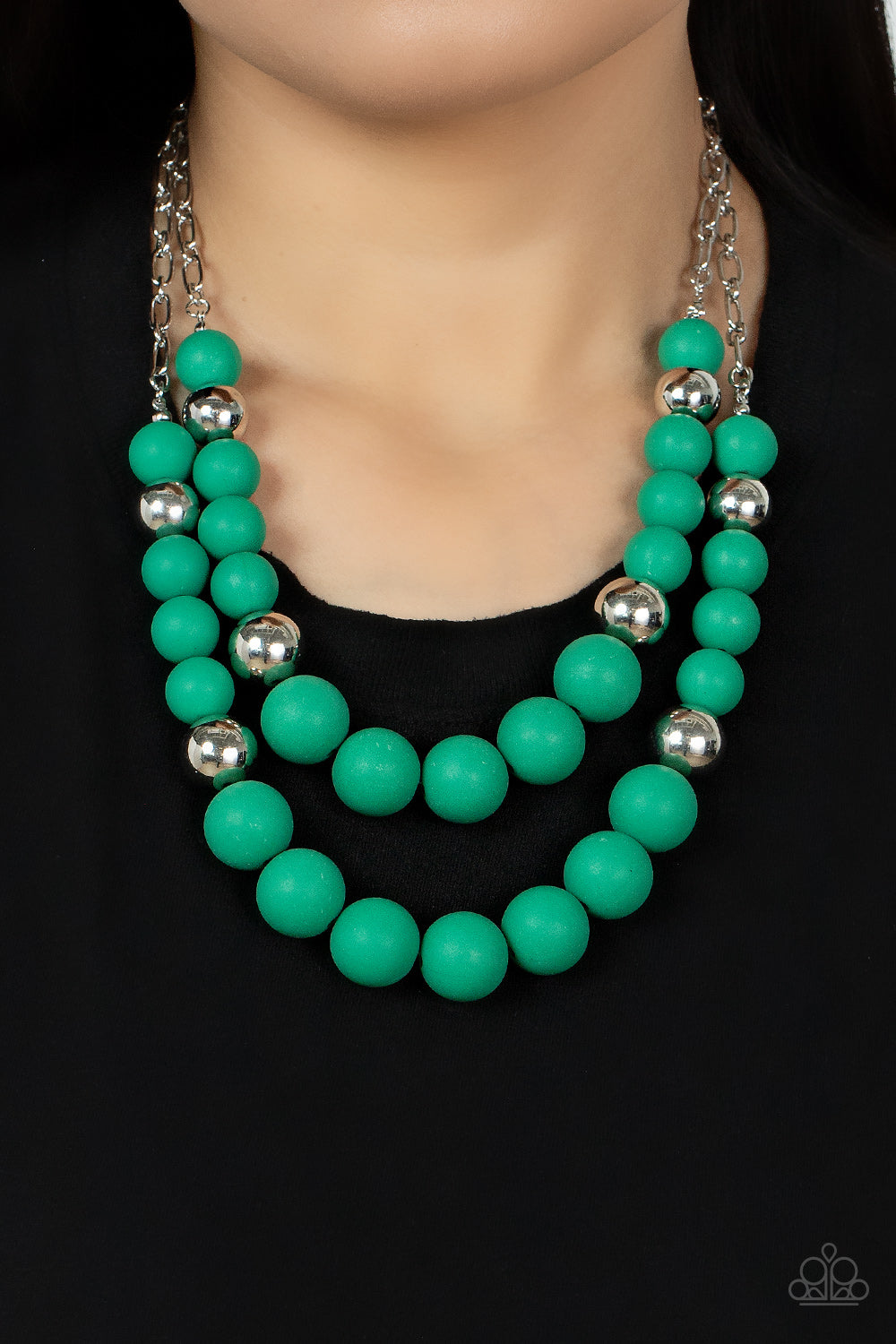 Paparazzi - Vivid Vanity - Green Necklace