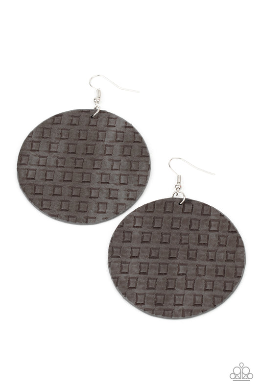 Paparazzi - WEAVE Me Out Of It - Silver Earrings