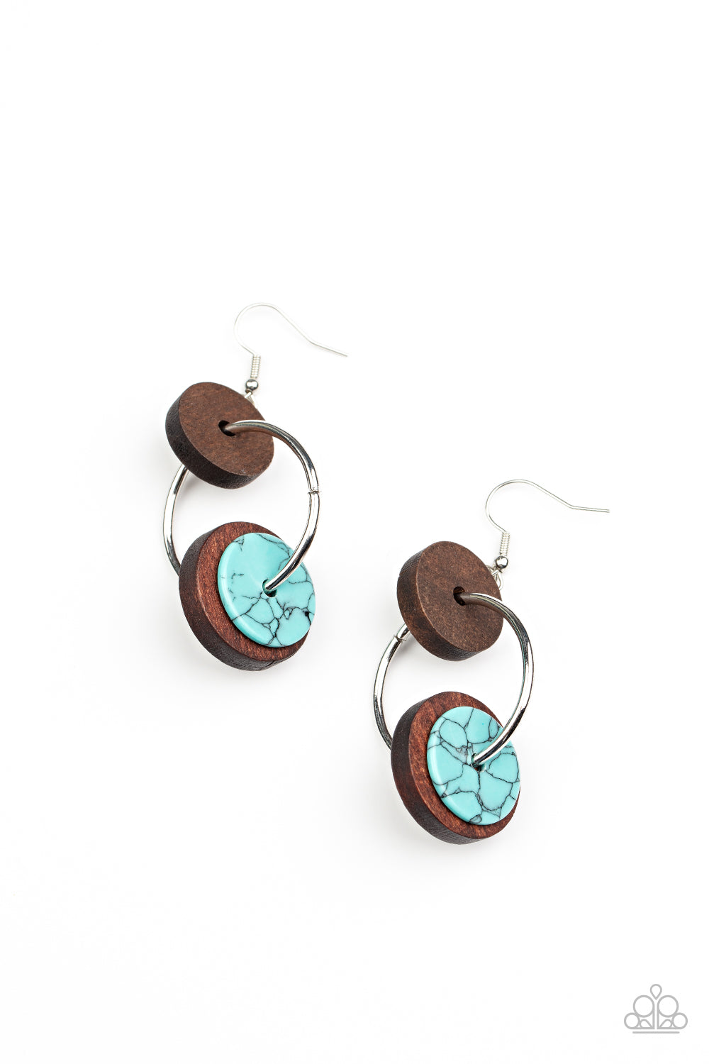 Paparazzi - Artisanal Aesthetic - Blue Earrings