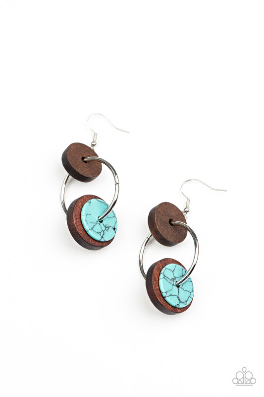 Paparazzi - Artisanal Aesthetic - Blue Earrings
