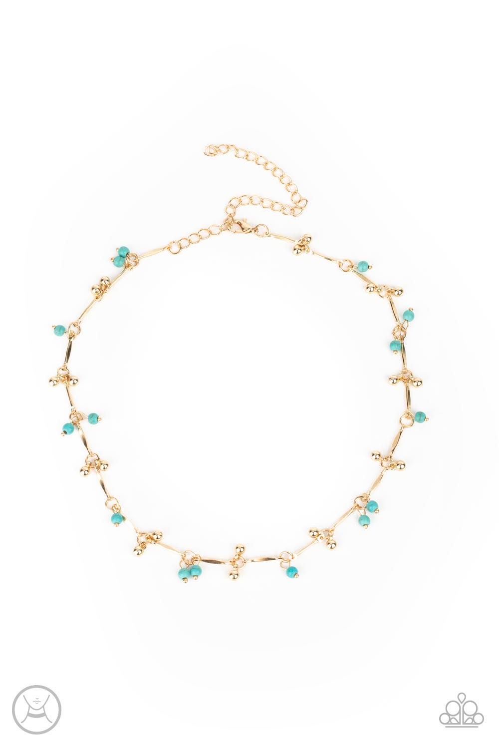 Paparazzi - Sahara Social - Gold Necklace