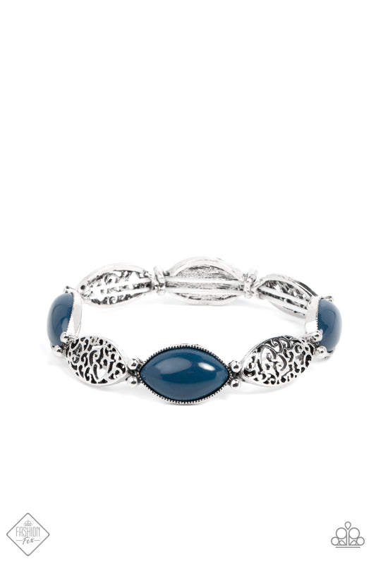 Paparazzi - Garden Rendezvous - Blue Bracelet