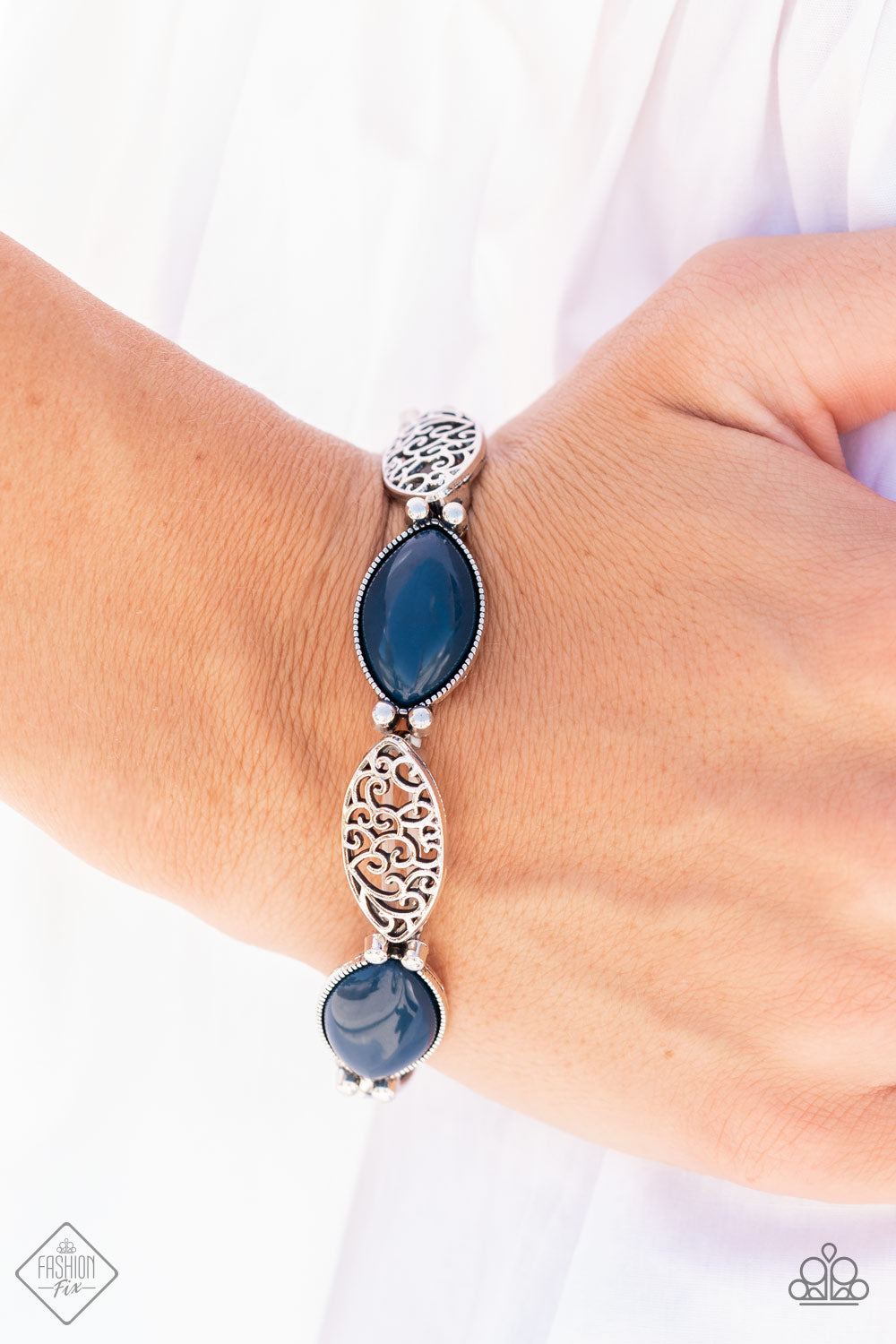 Paparazzi - Garden Rendezvous - Blue Bracelet