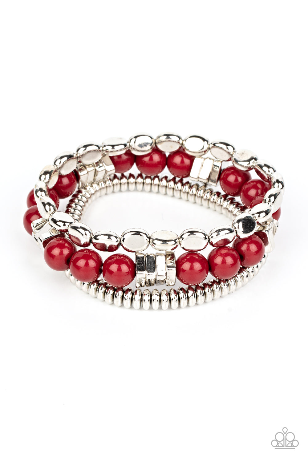 Paparazzi - Tour de Tourist - Red Bracelet