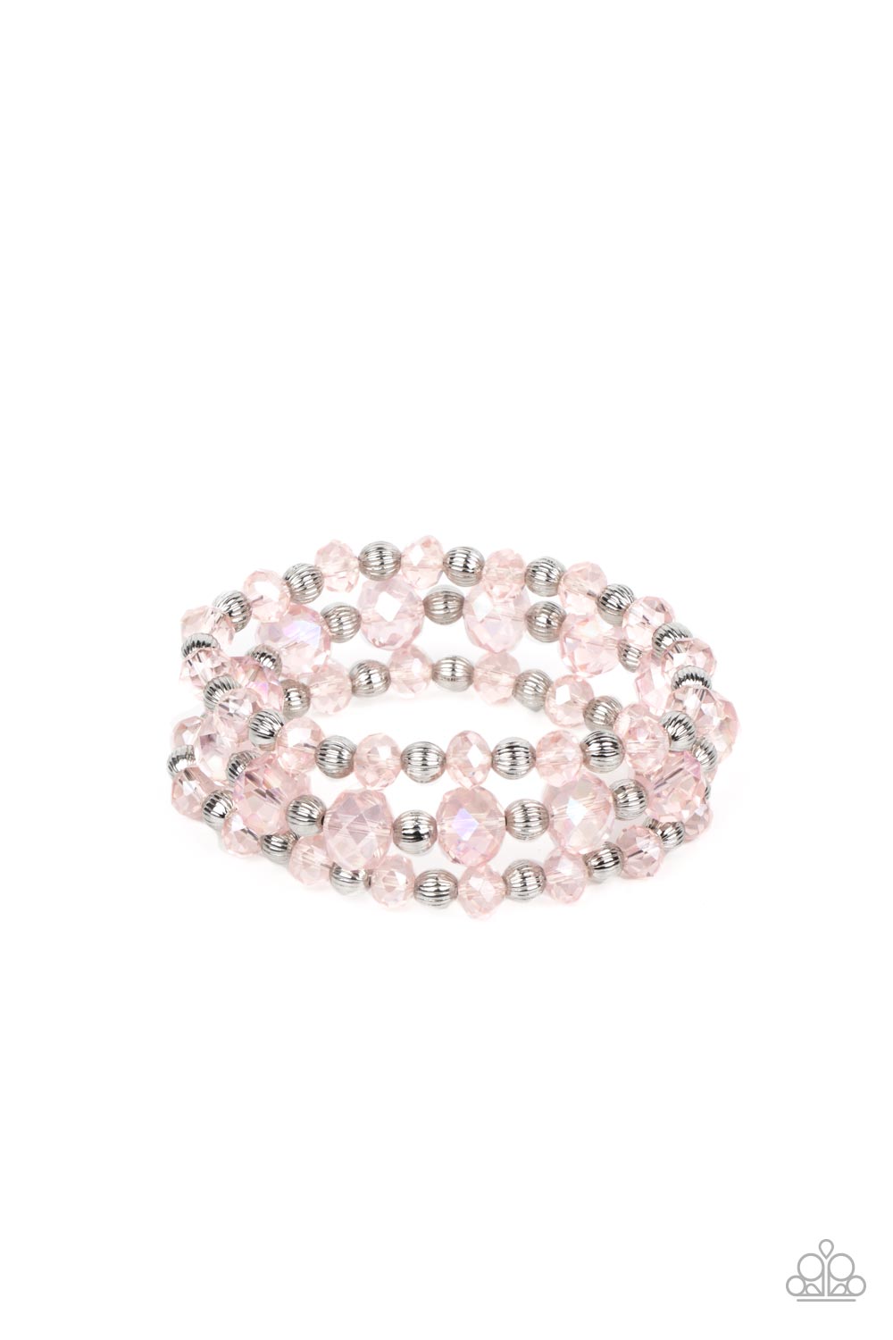 Paparazzi - Eiffel Tower Tryst - Pink Bracelet
