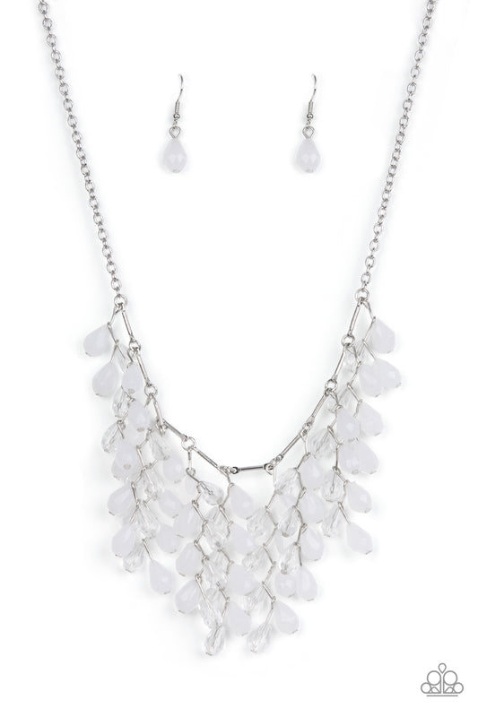 Paparazzi - Garden Fairytale - White Necklace