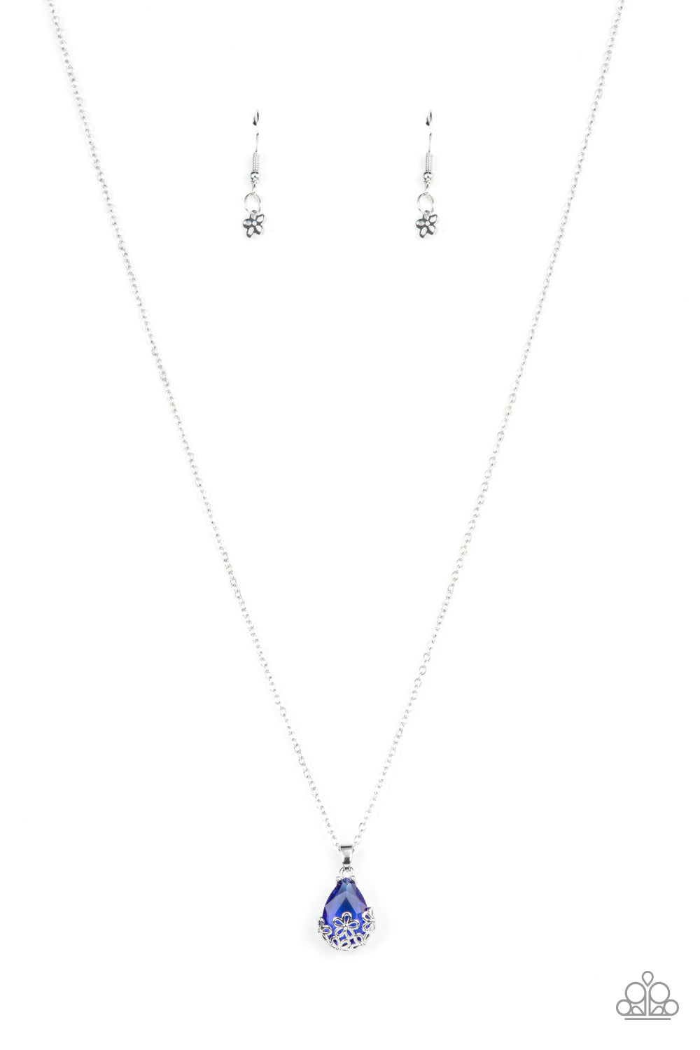 Paparazzi - Flower Patch Fabulous - Blue Necklace