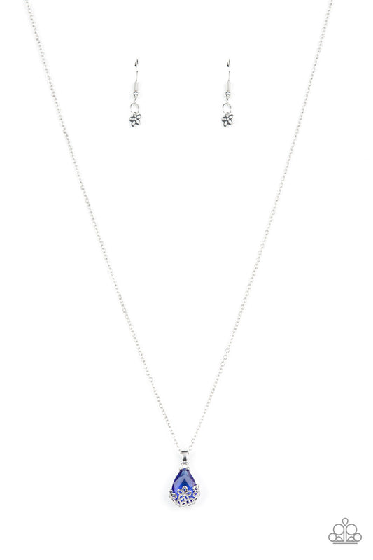 Paparazzi - Flower Patch Fabulous - Blue Necklace