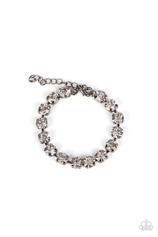 Paparazzi - A-Lister Afterglow - Black Bracelet