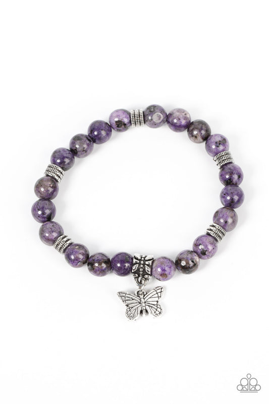 Paparazzi - Butterfly Nirvana - Purple Bracelet