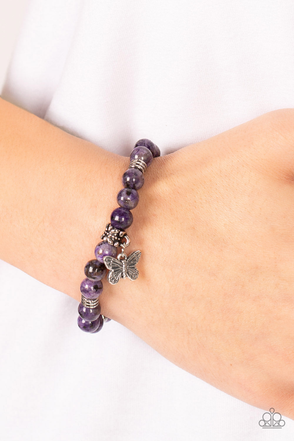 Paparazzi - Butterfly Nirvana - Purple Bracelet