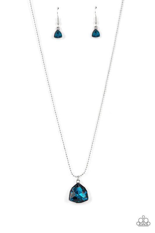 Paparazzi - Galactic Duchess - Blue Necklace