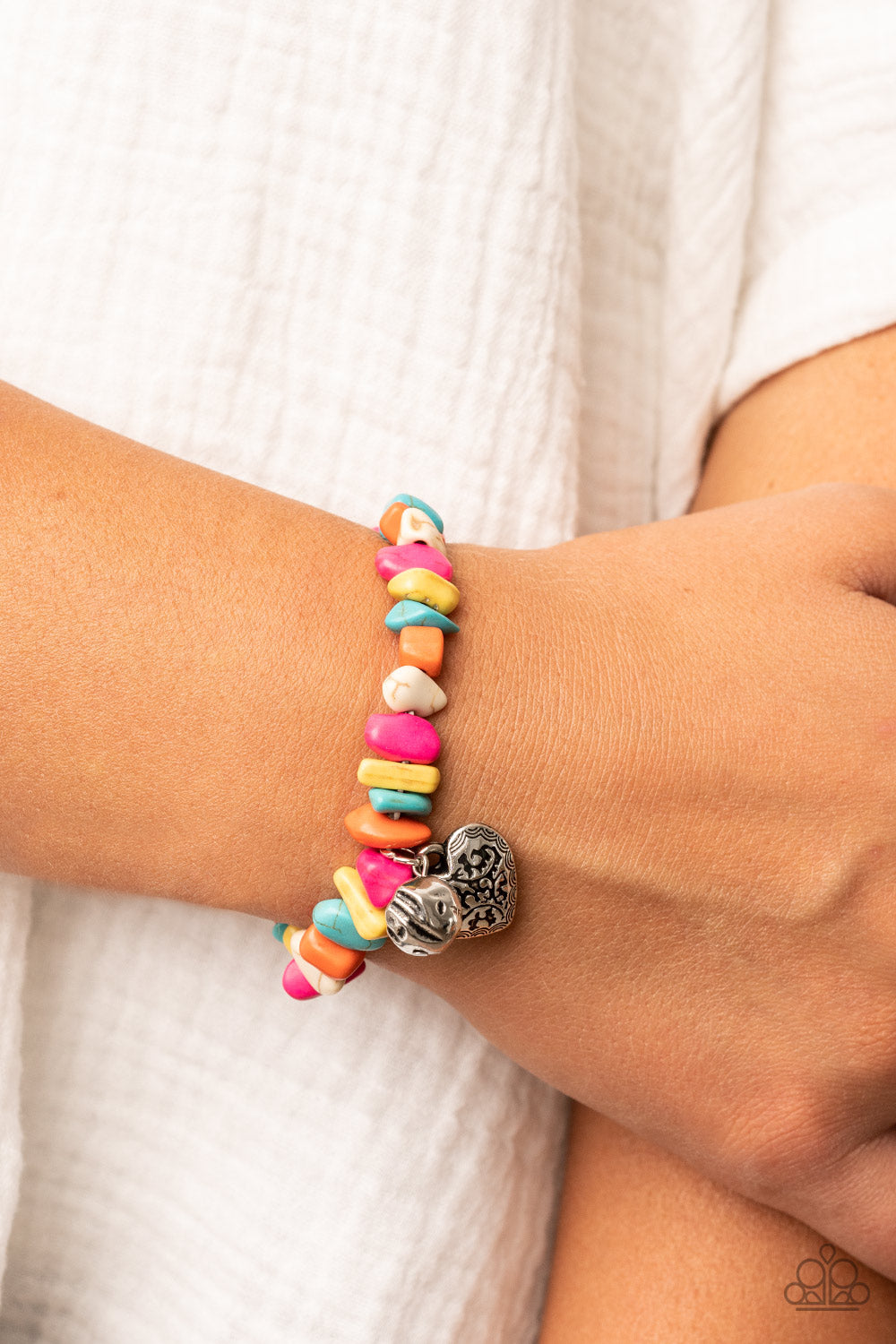 Paparazzi - Love You to Pieces - Multi Bracelet