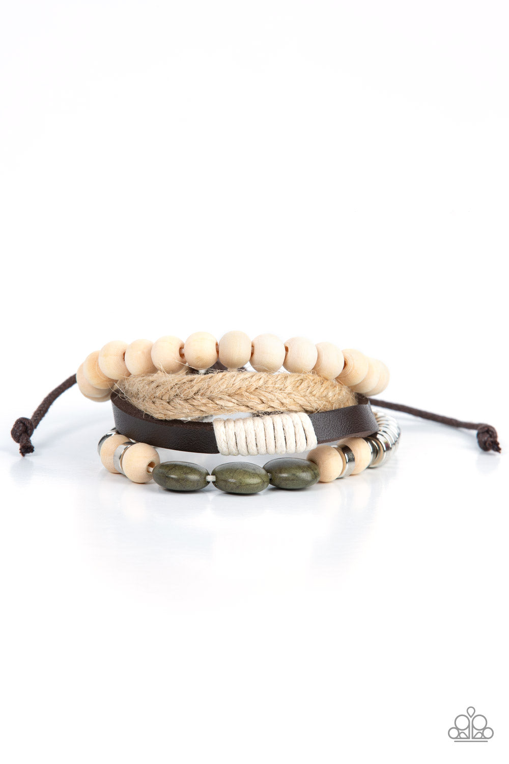 Paparazzi - DRIFTER Away - Green Urban Bracelet