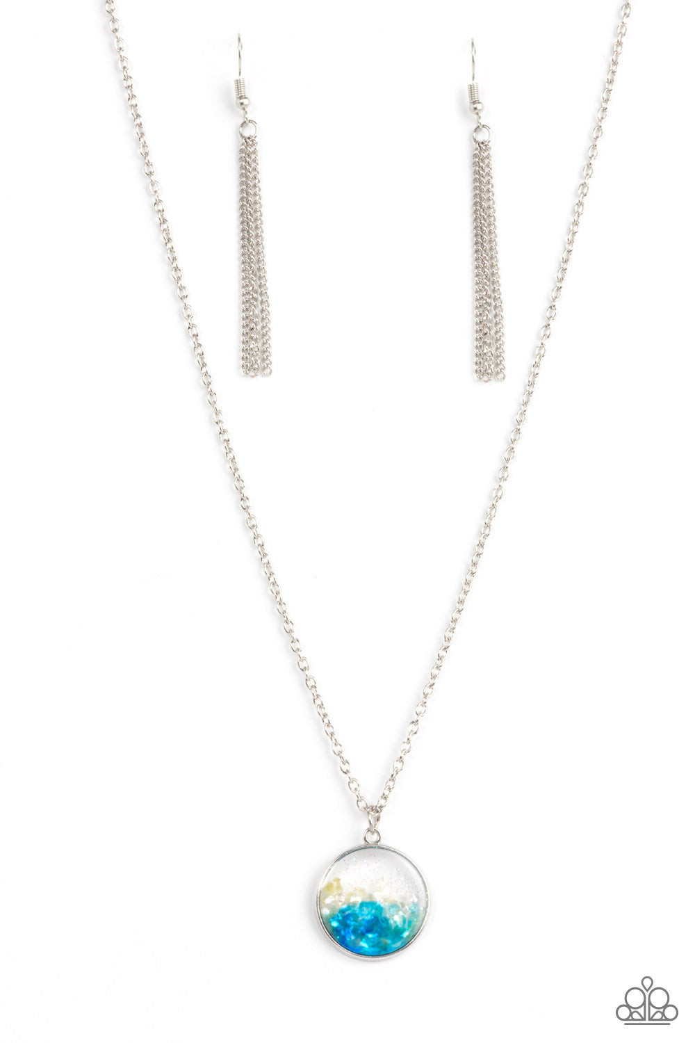 Paparazzi - Completely Crushed - Blue Necklace