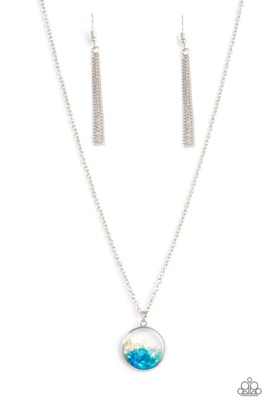 Paparazzi - Completely Crushed - Blue Necklace