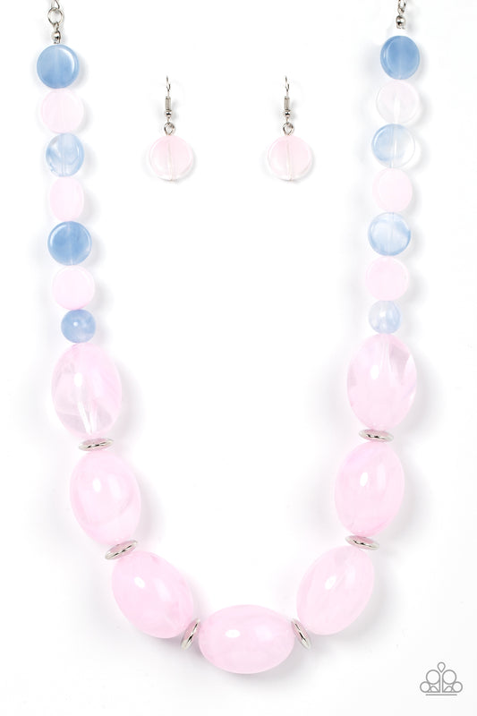 Paparazzi - Belle of the Beach - Pink Necklace
