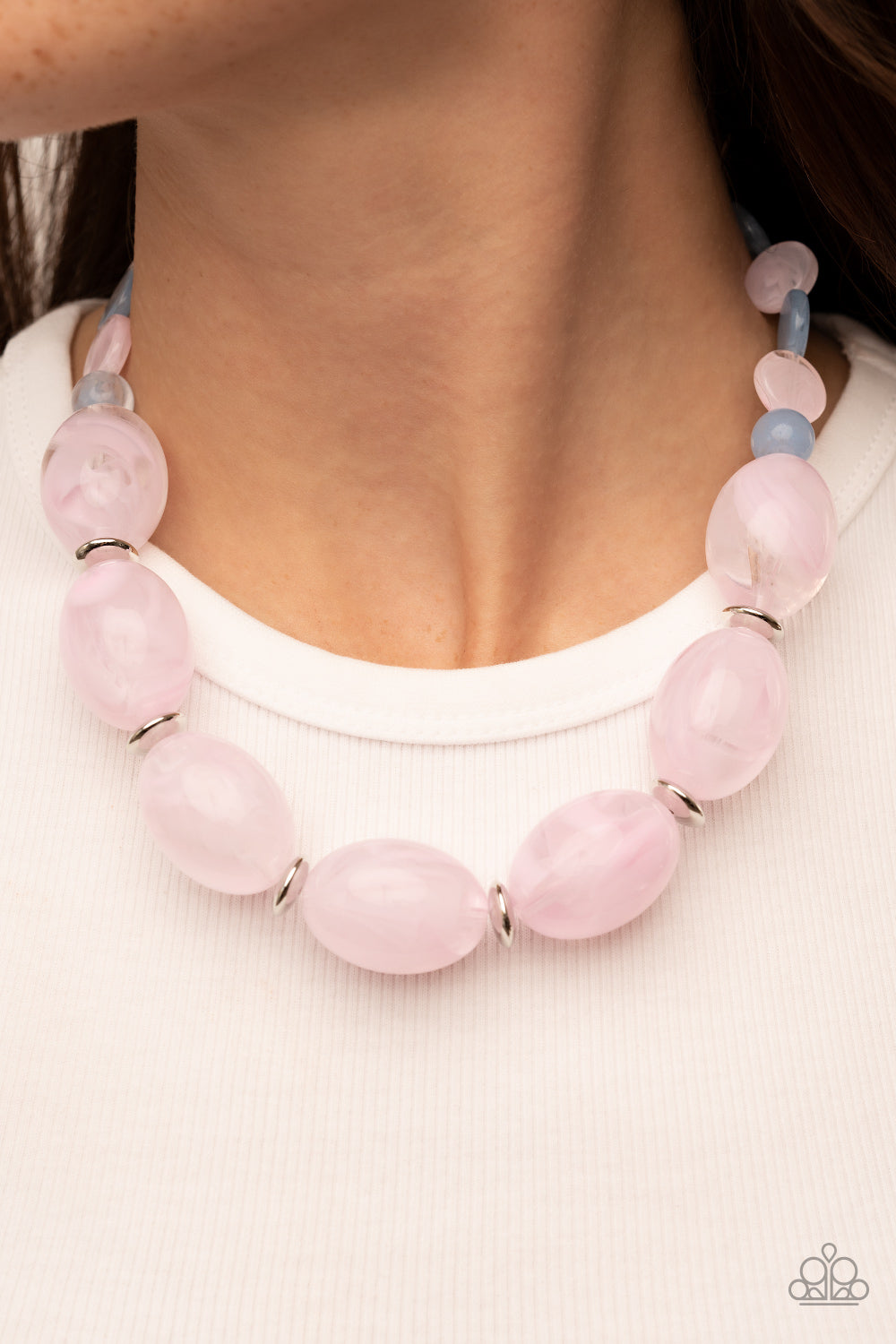 Paparazzi - Belle of the Beach - Pink Necklace
