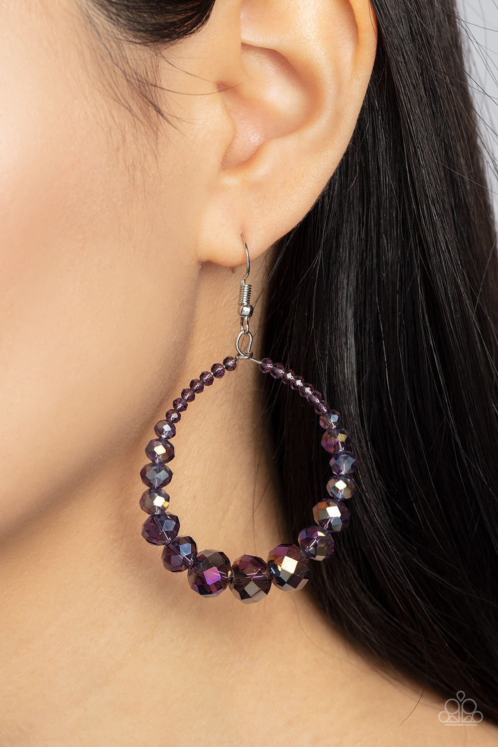 Paparazzi - Astral Aesthetic - Purple Earrings