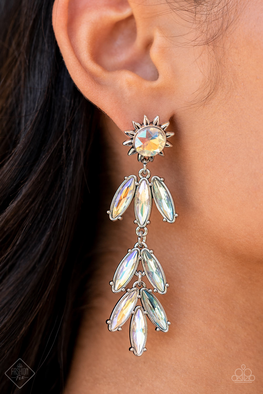 Paparazzi - Space Age Sparkle - Multi Post Earrings