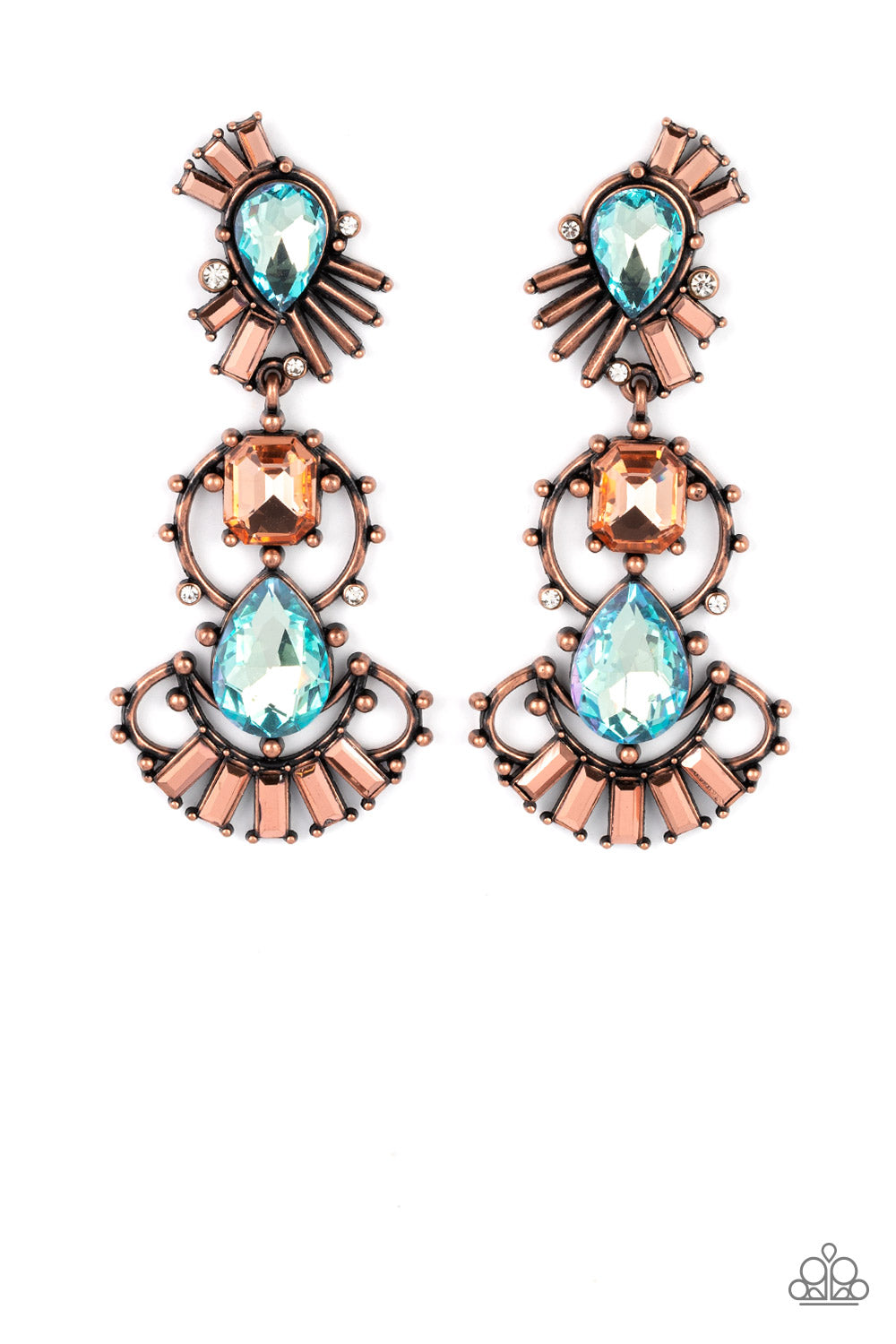 Paparazzi - Ultra Universal - Copper Post Earrings