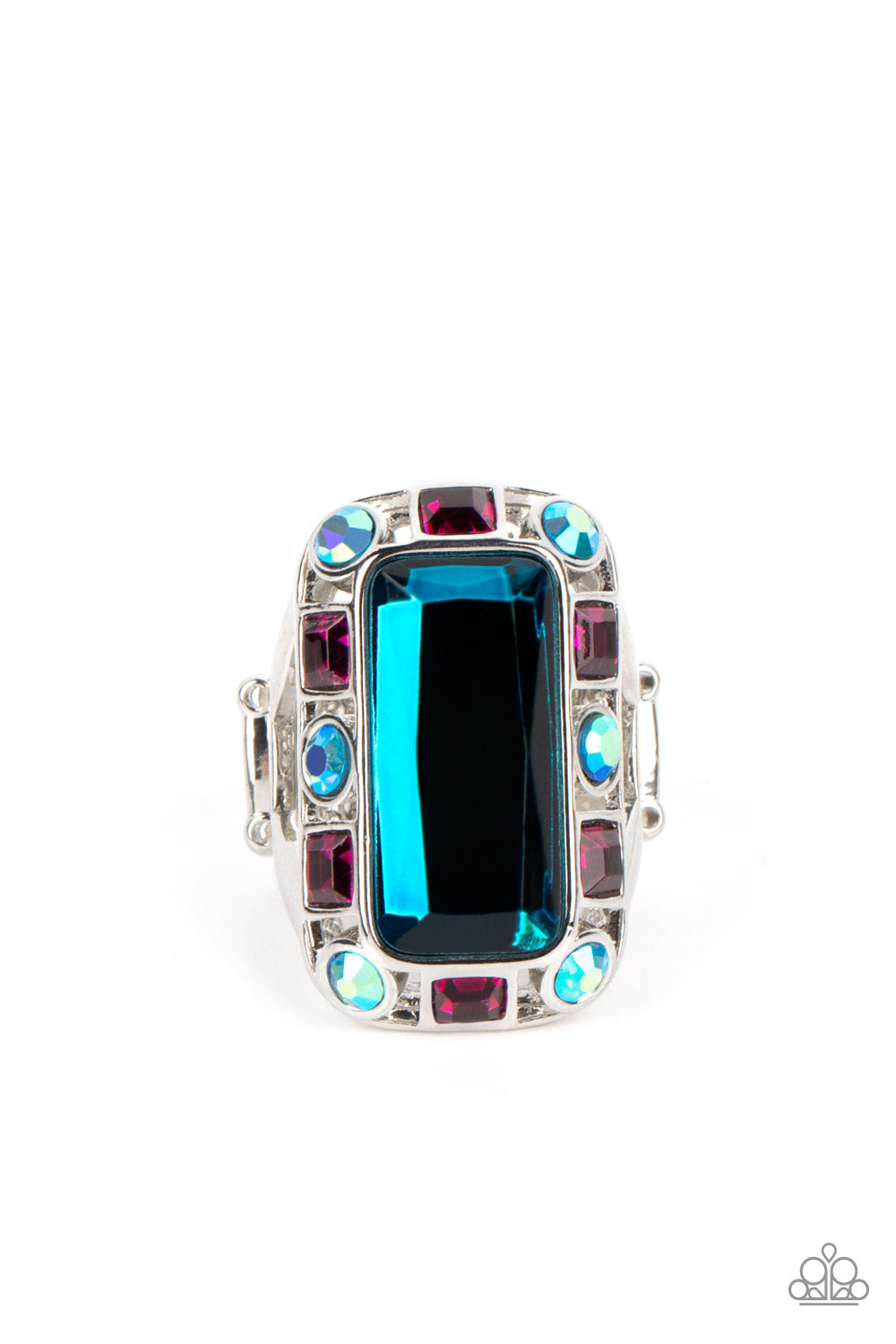 Paparazzo - Radiant Rhinestones - Blue Ring