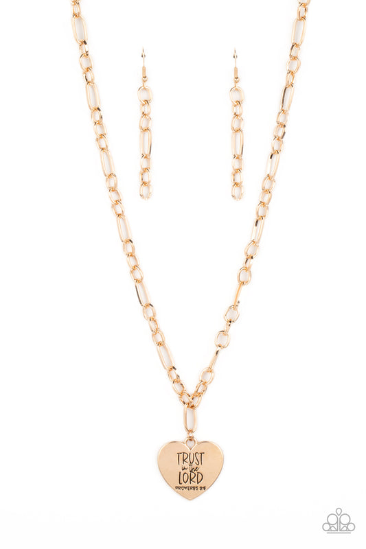 Paparazzi - Perennial Proverbs - Gold Necklace