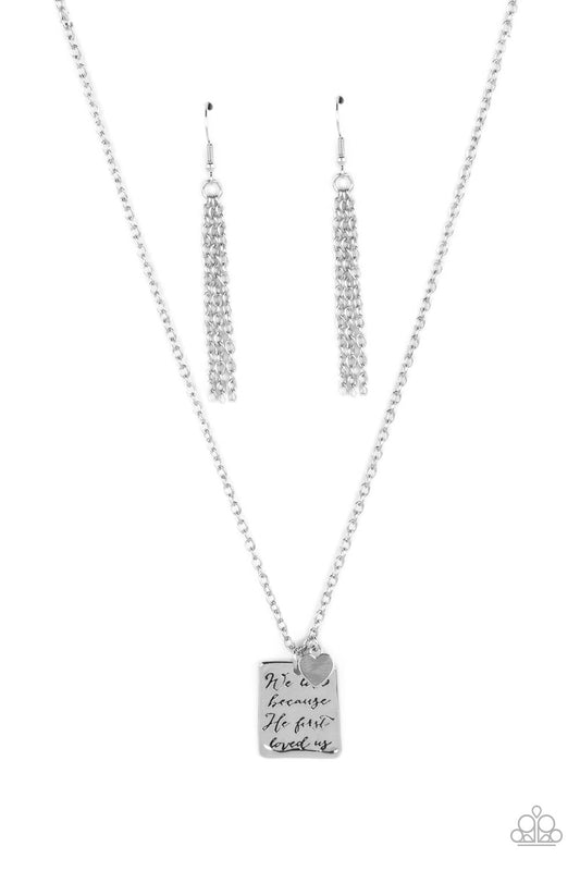 Paparazzi - Divine Devotion - Silver Necklace