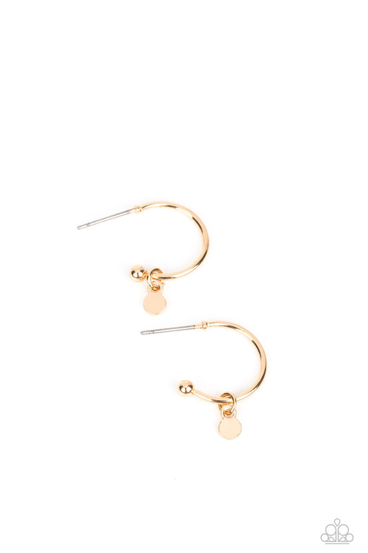 Paparazzi - Modern Model - Gold Hoop Earrings