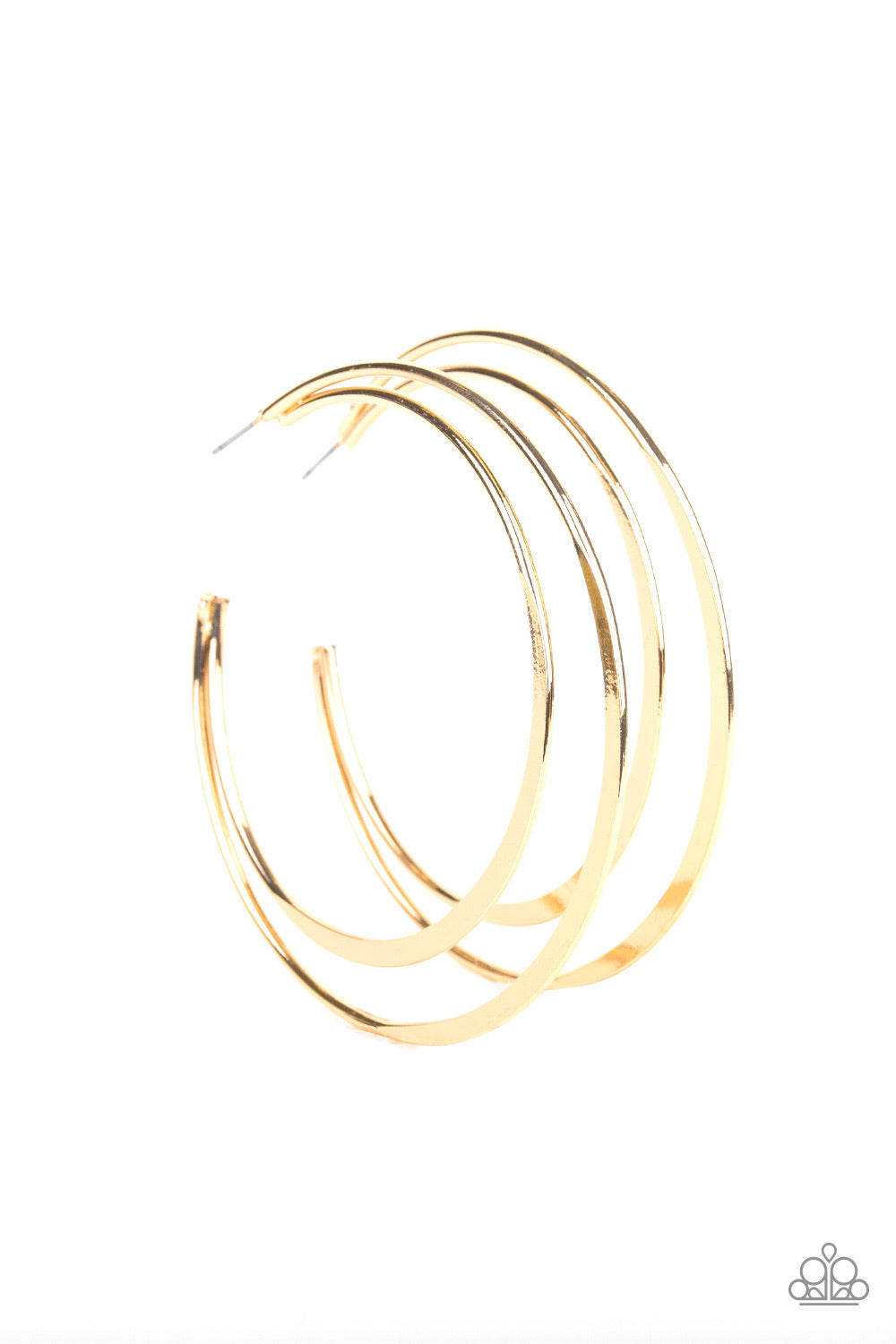 Paparazzi - Last HOOP-rah - Gold Hoop Earrings
