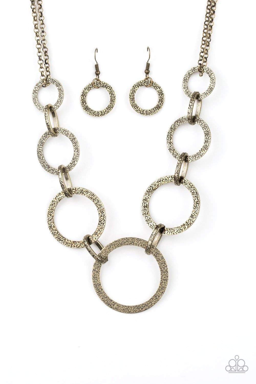Paparazzi - CITY CIRCUS - BRASS Necklace