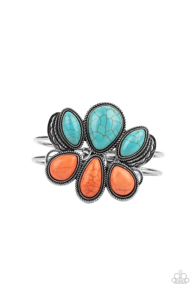 Paparazzi - Botanical Badlands - Orange Bracelet